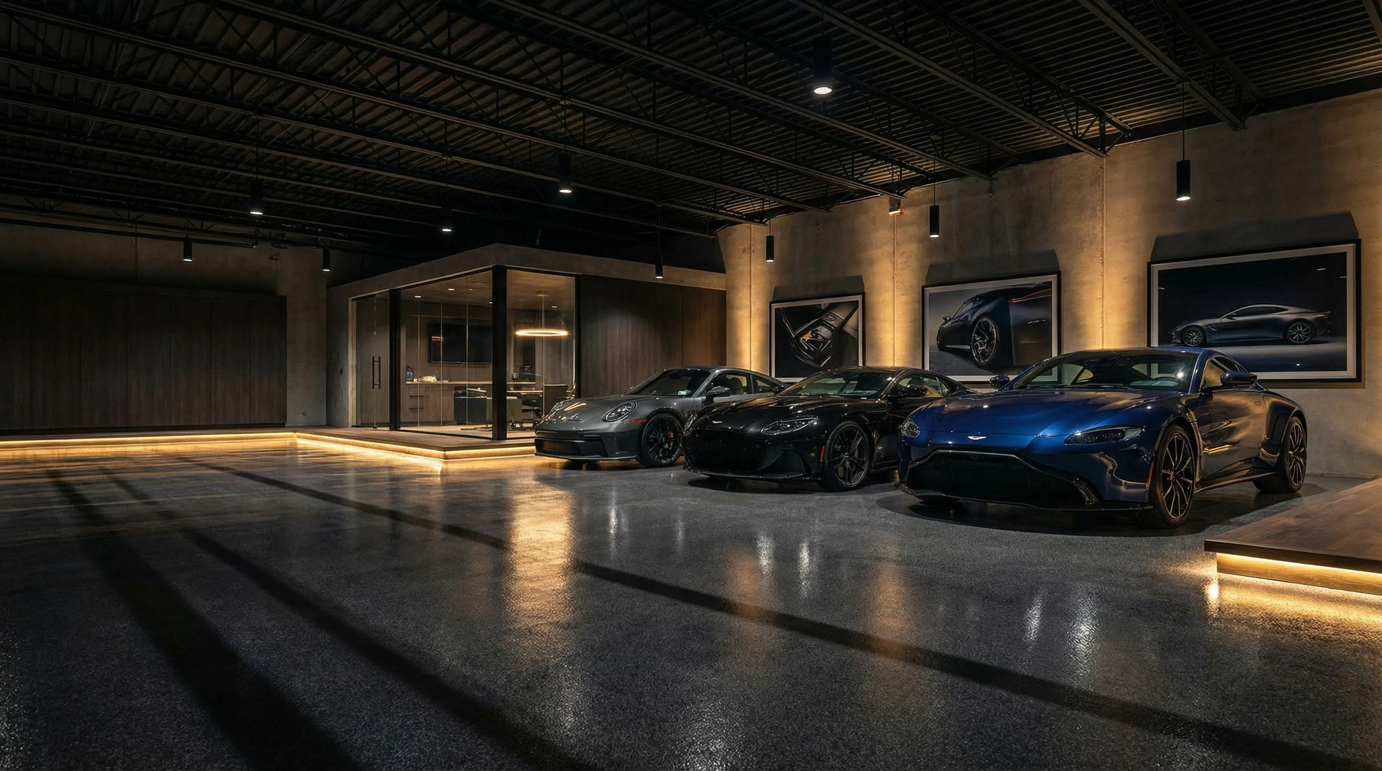 Legacy Autoplex — private auto condominium interior